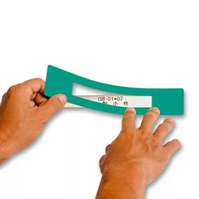   GEToolbox® Text Window Floor Marker "Mini Cut-out" 50mm zelená