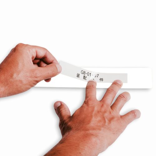 GEToolbox® Text Window Floor Marker "Mini" 50mm biela