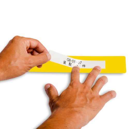 GEToolbox® Text Window Floor Marker "Mini" 50mm žltá