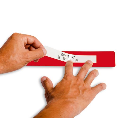 GEToolbox® Text Window Floor Marker "Mini" 50mm červená