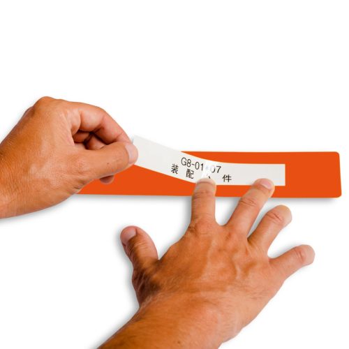 GEToolbox® Text Window Floor Marker "Mini" 50mm oranžová