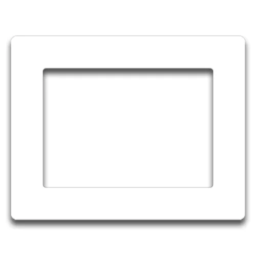GEToolbox® Text Window Značka podlahy "Plus" A4 biela