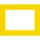 GEToolbox® Text Window Značka podlahy "Plus" A4 žltá