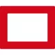 GEToolbox® Text Window Značka podlahy "Plus" A4 červená
