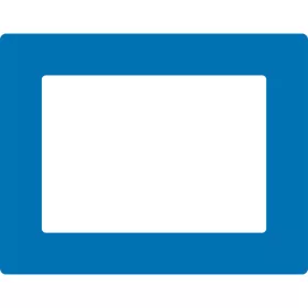   GEToolbox® Text Window Značka podlahy "Plus" A4 modrá