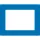 GEToolbox® Text Window Značka podlahy "Plus" A4 modrá