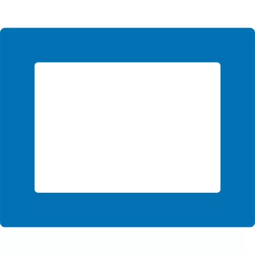 GEToolbox® Text Window Značka podlahy "Plus" A4 modrá