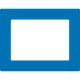 GEToolbox® Text Window Značka podlahy "Plus" A4 modrá