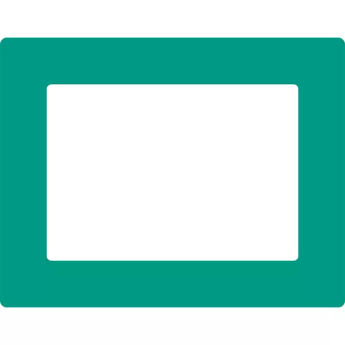 GEToolbox® Text Window Značka podlahy "Plus" A4 zelená