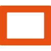 GEToolbox® Text Window Značka podlahy "Plus" A4 oranžová