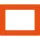 GEToolbox® Text Window Značka podlahy "Plus" A4 oranžová