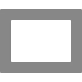   GEToolbox® Text Window Značka podlahy "Plus" A4 šedá