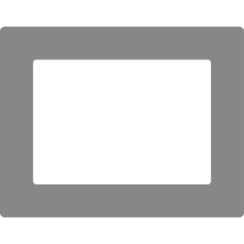 GEToolbox® Text Window Značka podlahy "Plus" A4 šedá