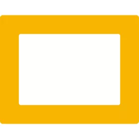   GEToolbox® Feliratablak padlójelölő "Plus" A4 TRAFFIC SÁRGA RAL1023