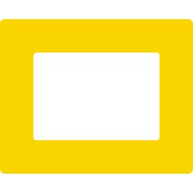   GEToolbox® Text Window Značka podlahy "Plus" A5 žltá