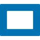 GEToolbox® Text Window Značka podlahy "Plus" A5 modrá