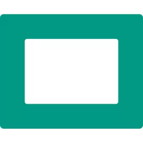   GEToolbox® Text Window Značka podlahy "Plus" A5 zelená