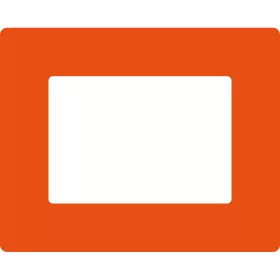   GEToolbox® Text Window Značka podlahy "Plus" A5 oranžová