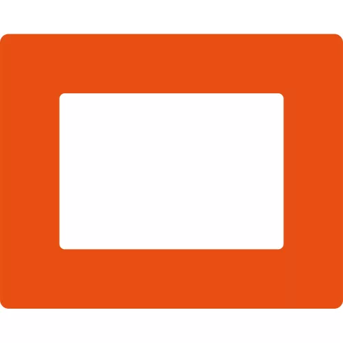 GEToolbox® Text Window Značka podlahy "Plus" A5 oranžová