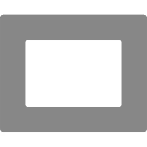 GEToolbox® Text Window Značka podlahy "Plus" A5 šedá