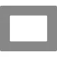 GEToolbox® Text Window Značka podlahy "Plus" A5 šedá