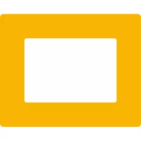   GEToolbox® Feliratablak padlójelölő "Plus" A5 TRAFFIC SÁRGA RAL1023
