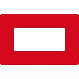   GEToolbox® Text Window Značka podlahy "Plus" 1/3 A4 červená