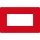 GEToolbox® Text Window Značka podlahy "Plus" 1/3 A4 červená