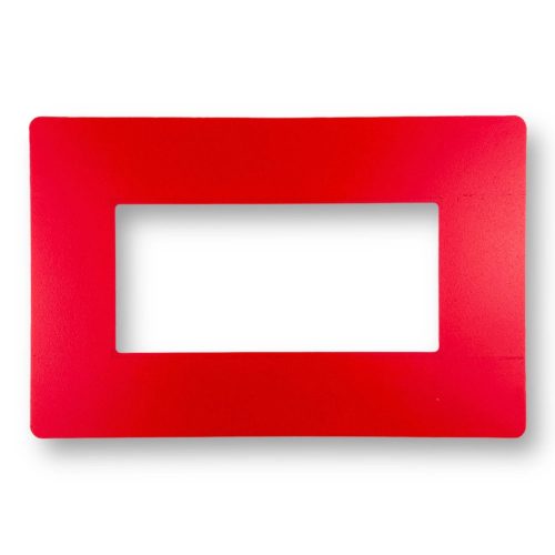 GEToolbox® Text Window Značka podlahy "Plus" A4 červená