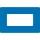 GEToolbox® Text Window Značka podlahy "Plus" 1/3 A4 modrá