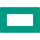GEToolbox® Text Window Značka podlahy "Plus" 1/3 A4 zelená