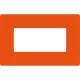 GEToolbox® Text Window Značka podlahy "Plus" 1/3 A4 oranžová