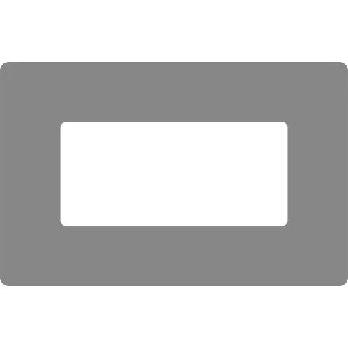 GEToolbox® Text Window Značka podlahy "Plus" 1/3 A4 šedá