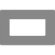 GEToolbox® Text Window Značka podlahy "Plus" 1/3 A4 šedá