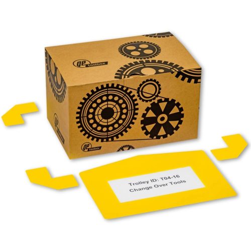 GEToolbox® Text Window Značka podlahy "Plus Arrow" 1/3 A4 čierna