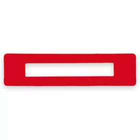   Feliratablak padlójelölő PLUS 75MM x 300MM PIROS GEToolbox® 