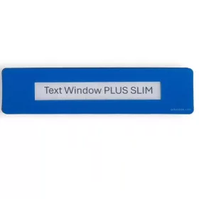   Feliratablak padlójelölő PLUS 75MM x 300MM FEKETE GEToolbox® 