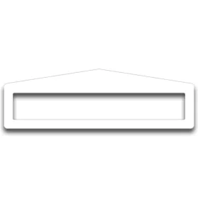   Feliratablak padlójelölő PLUS ARROW 45 x 300MM FEHÉR GEToolbox® 