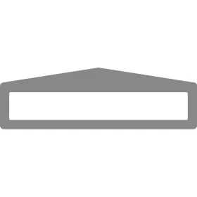   Feliratablak padlójelölő PLUS ARROW 45 x 300MM SZÜRKE GEToolbox® 