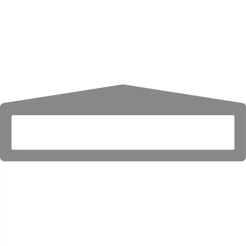 Feliratablak padlójelölő PLUS ARROW 45 x 300MM SZÜRKE GEToolbox® 