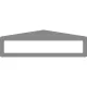Feliratablak padlójelölő PLUS ARROW 45 x 300MM SZÜRKE GEToolbox® 