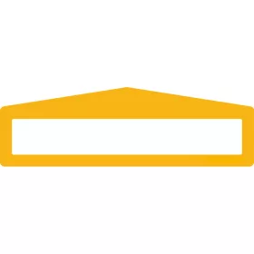   Feliratablak padlójelölő PLUS ARROW 45 x 300MM TRAFFIC SÁRGA RAL1023 GEToolbox® 