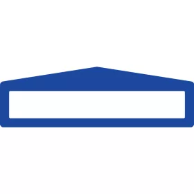   Feliratablak padlójelölő PLUS ARROW 45 x 300MM SIGNAL KÉK RAL 5005 GEToolbox® 