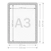 GEToolbox® Rám správy A3 oranžová