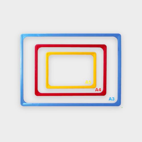 GEToolbox® Rám správy A4 červená