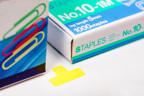 GEToolbox® Označovače stolov Tvar T 7,5 mm biela