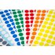 GEToolbox® Označovače stolov Tvar Bodky 15 mm biela