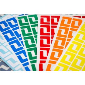 GEToolbox® Označovače stolov Dlhý tvar L