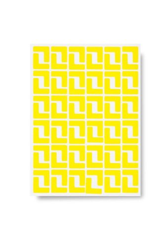 GEToolbox® Označovače stolov Dlhý tvar L