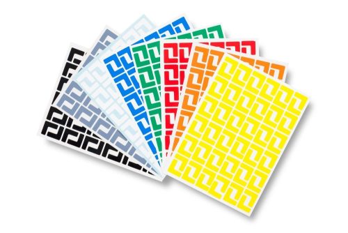 GEToolbox® Označovače stolov Dlhý tvar L